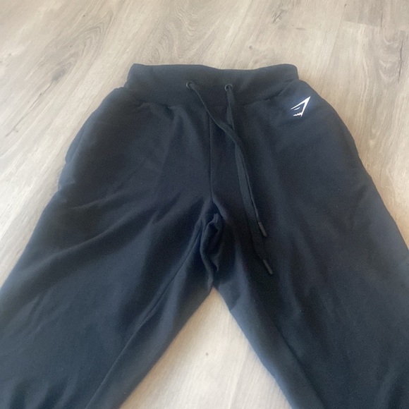 🏁 Gymshark black athletic slouchy capris size  XS - Picture 5 of 10